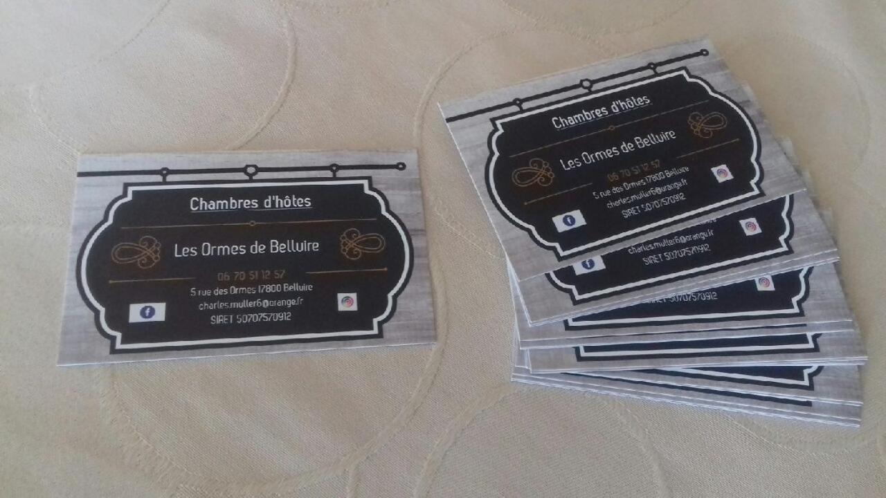 Les Ormes De Belluire Bed & Breakfast Luaran gambar